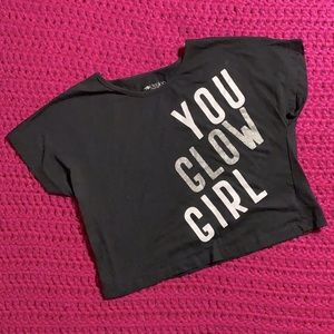 Cute girls crop top